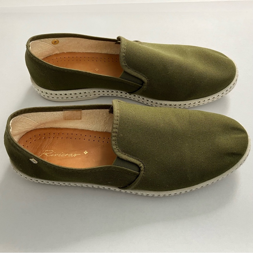 Rivieras Classic Canvas Slip-On Moccasins Espadrille 💚